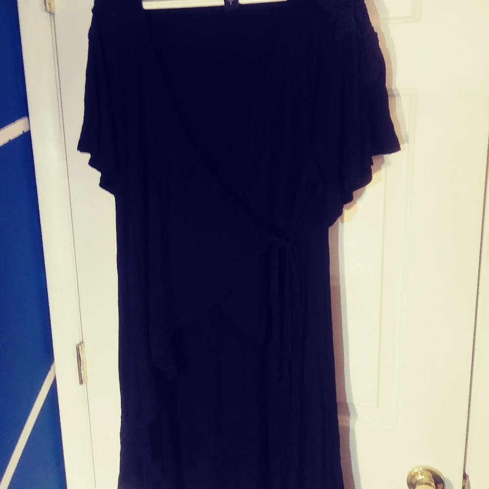 High low wrap top